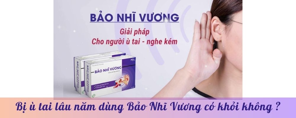 Bị ù tai lâu năm dùng Bảo Nhĩ Vương có khỏi không?