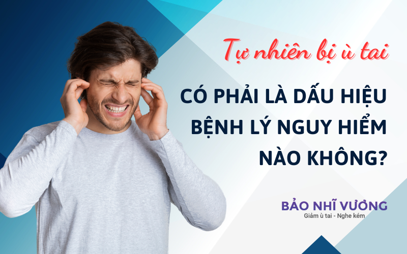 Tự nhiên bị ù tai: Có phải triệu chứng của bệnh lý gì không?